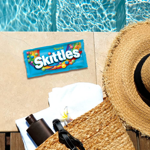 2.17-Ounce, 36 Packs SKITTLES Candy, Tropical Bulk Candy of Individually Wrapped Candy Bulk Box