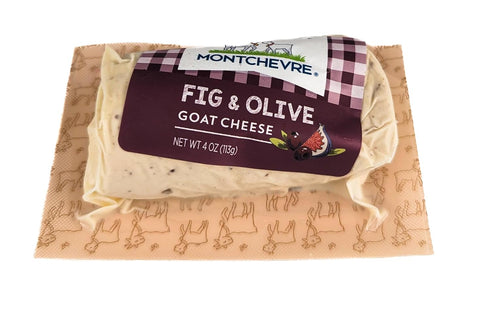 Generic 4 oz (Pack 4) Goat Milk Cheese Fig & Olive Chevre