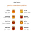 Dear Nature Set 8 Pack (1.5 oz Pack 8) Infused Honey Gift Flavor Infused Honey Variety Saffron, Cardamom, Cinnamon