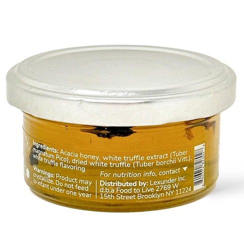 70gr (Pack 1) Food To Live White Truffle Acacia Honey, Gourmet Flavored Honey, Perfect Pairing for Cheese, Poultry