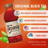 12 Pack, 16.9oz Tejava Original Unsweetened Black Iced Tea, PET Bottles, Non-GMO, Kosher, No Sugar or Sweeteners, No