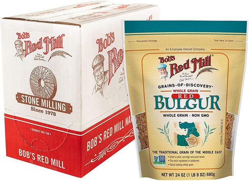 28-Ounces (Pack 4) Multi-Pack) Bob's Red Mill Bulgur Hard Red Wheat, of (Value Bulk