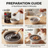 500g Mulberry, Black Eight Treasures Porridge, Herbal Powder Blend with Black Sesame, Bean, Peanut, Fungus, Quinoa