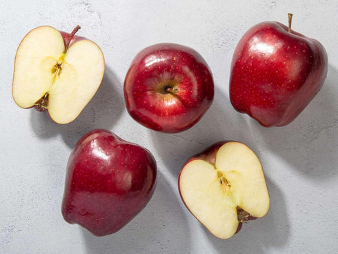 Generic (5 Red Delicious Apples, Fresh Fruit, USA Grown, Non-GMO, Bulk Pounds)