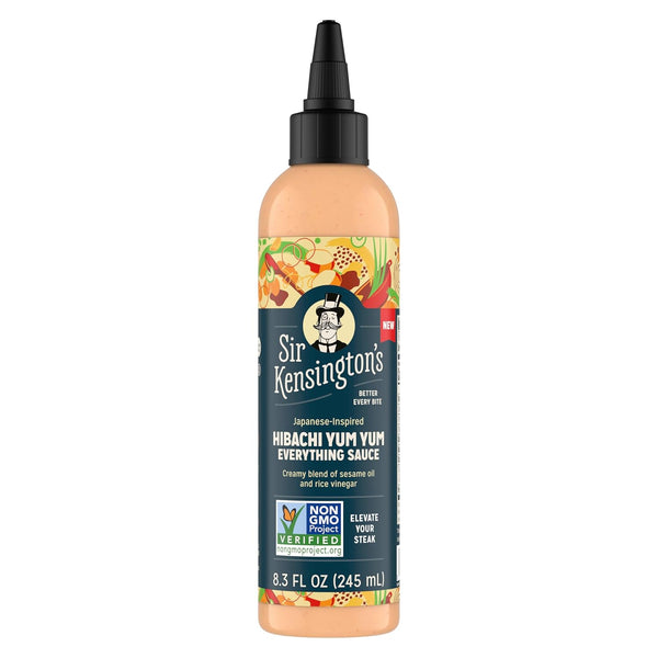 Sir Kensington's Everything Sauce Hibachi Yum Yum, 8.3 oz for Dressing, Dipping & Drizzling, Non-GMO