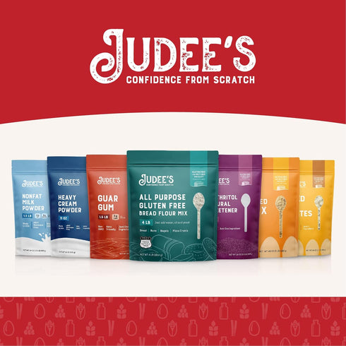 3 lb, Pack 1 Judee's Gluten Free Yellow Cheddar Cheese Powder - Popcorn & Snack Seasoning - Gluten-Free Nut-Free Powder