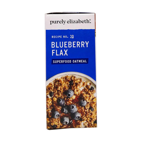 1.52 6 Pack Purely Elizabeth, Oatmeal Blueberry Flax Prebiotic, Ounce
