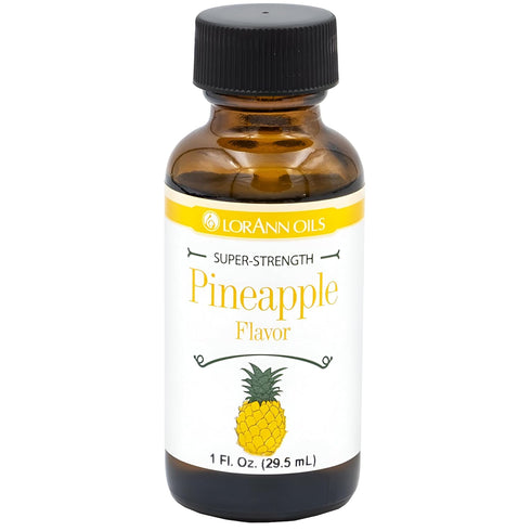 LorAnn Oils Super Strength Flavoring, Pineapple, 1 fl oz, Bold Natural Flavors for Candy Making