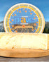 12 14-16 oz Fortuna's Piave DOP Cheese from Italy - Nutty Pasteurized Cow's Milk Cheese, Aged Months, Hand-Cut Wedge