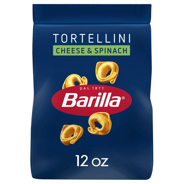 Barilla Cheese & Spinach Tortellini Pasta, 12 oz. Bag - 6 Servings