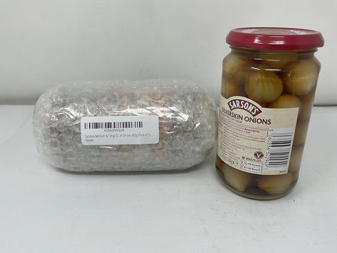 Haywards 460g (Pack 1) Sarsons Medium & Tangy Silverskin Onions