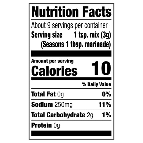 McCormick Grill Mates Baja Citrus Marinade Mix, 1 oz (12 Pack)