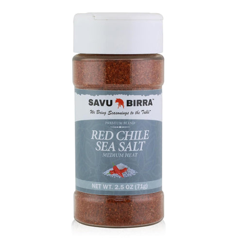 4 Pack: Savu Birra Gourmet Flavored Sea Salt Jalapeno Sea Salt, Habanero SeaSalt, Red Chile Sea Salt, Chipotle Sea Salt