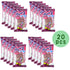 Gu-mmy 0.4oz 20pcs Grape Soda Candy Japanese Dagashi Ninjapo