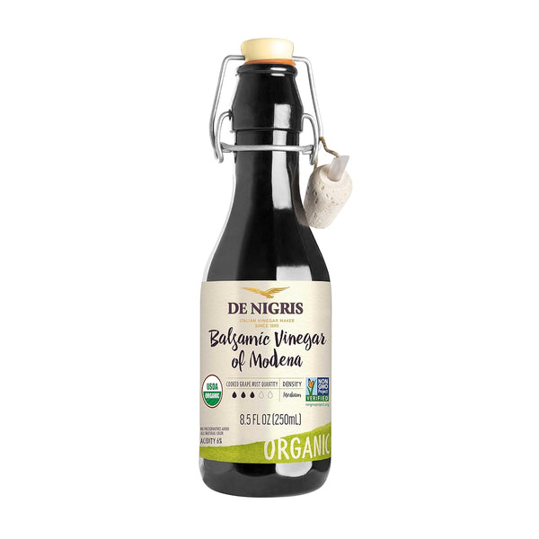 De Nigris Premium Organic Balsamic Vinegar Of Modena (55% Grape Must) 8,5