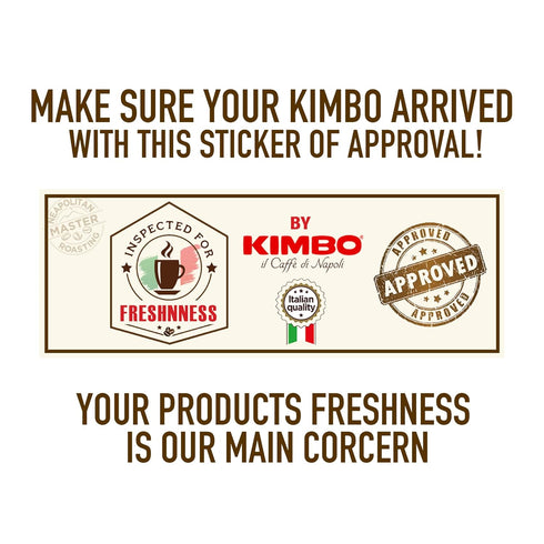 100% 9/13 2.2 Lbs (1kg) Kimbo Aroma Gold | Arabica Whole Bean Coffee | Medium Dark Roast | Intensity | Bag