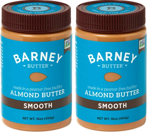 Barney Butter Almond Butter, Smooth, No Stir, Non-GMO, Skin-Free, Paleo Friendly, KETO,