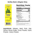 Buffalo Bob's (0.75oz, 24 pack) Wild Game Meat Snacks - Alligator Original Jerky Strip High-Protein Exotic Meat