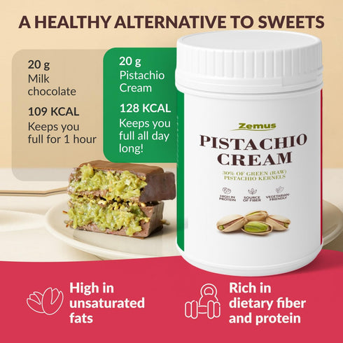 (35.27 oz 1000 Premium Pistachio Cream Spread / G) Ideal for Dubai Chocolate Bar Recipes, Gluten-Free, Cream Cheese