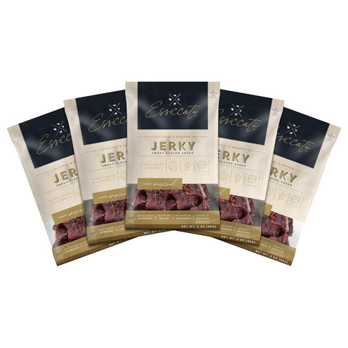 Premium Aufschnitt Products Aufschnitt Essicata Jerky - Extra Tender, Low Sodium - Made in USA