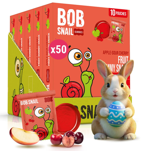 Bob Snail Healthy Snacks Family Pack - Gelatine free & Vegan Friendly