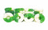 Gummy Gummy (2 Green Apple Rings Candy - Fresh, Soft, and Chewy Sugar Dusted Gourmet Green Apple Rings Candy, by Queen