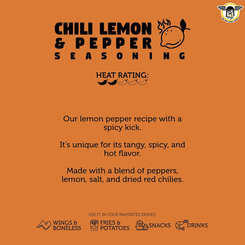 mr wings 1kg. Chili & Lemon Pepper Seasoning Perfect marinade to instantly upgrade your cooking, ideal powder salt
