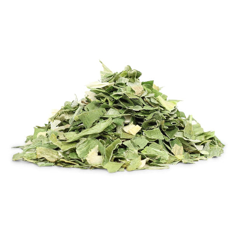 5 OZ Gourmet Dried Leek Flakes by Its Delish, Jumbo Container Jar | Green and White Leek Chopped | Vegan and Kosher