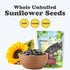 5 Food to Live Raw Sunflower Seeds in Shell, Pounds Fresh, Crunchy and Nutty Snack for on-the-go, Preservative-free
