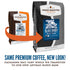 2 lb (32 oz) Fresh Roasted Coffee, Organic Black Knight Water-Processed Decaf | USDA, Kosher | Dark Roast Whole Bean
