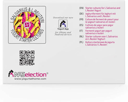 (Pack 3 NPSelection Starter Cultures for L.Salivarius and L. Reuteri Homemade Yogurt of sachets)