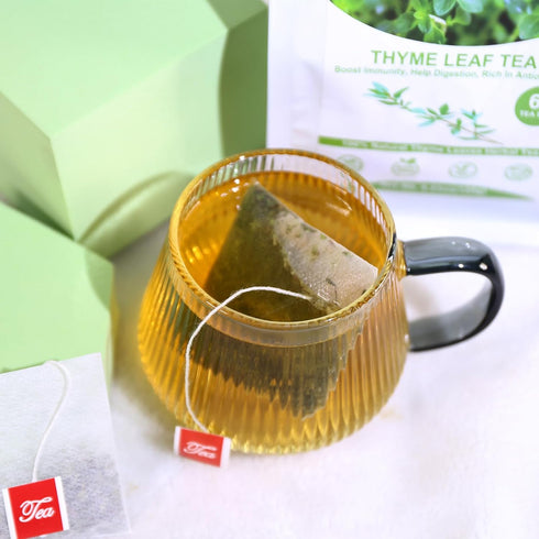 60 Count 100% Immunity TEARELAE - Thyme Tea Bags - - Pure Natural Thyme Leaves - Help Digestion, Boost - Non-GMO