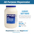 1 Ventura Foods Wilsey All Purpose Heavy Duty Mayonnaise, Versatile for Dips, Salad Dressings, and Sandwiches, Gallon