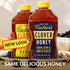 40 oz 100% Packed Fischer's Pure Clover Honey Pure, Raw and Unfiltered Honey in a Squeeze Bottle All-Natural Sweetener