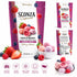 Sconza 18 oz Triple Berry Freeze-Dried Berries Covered in Yogurt Flavored Crme, Strawberry Blueberry Raspberry Candy