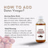 Generic 10.14floz 100% (300ml Pack 1) Raw Dates Vinegar ? Pure, Undiluted, and Naturally Fermented for Culinary