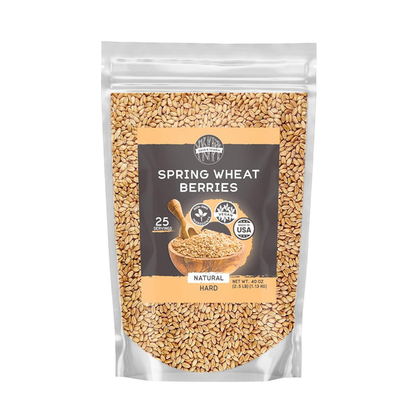 Birch & Meadow 2.5 lb of Spring Red Wheat Berries, Salads, Vegetable