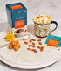 Teeccino Dandelion Caramel Nut Tea, 25 Tea Bags, Caffeine Free, Herbal Tea with Prebiotics