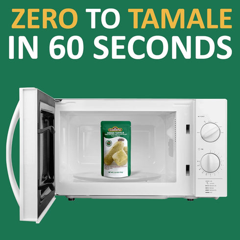 La Costeña Tamales Verdes, Pork Flavor, Microwaveable, No Refrigeration Required, 3.8 Ounce (Pack of 12)