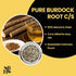 4 oz, Herb To Body Burdock Root Cut & Sifted Wildcrafted Arctium Lappa Dried for Herbal Tea, Dried Burdock Tea