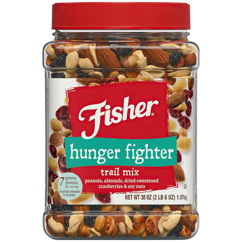 Fisher Snack Hunger Fighter Bulk Trail Mix, 38 oz (Pack of 1),