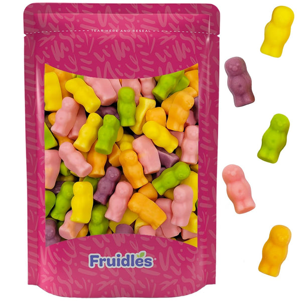 Jelly Babies, English Style Chewy Gummy Candy, Non-GMO (2.2 Pounds)