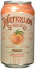 Waterloo Peach Flavored Sparkling Water, 12 Pack, No Added Sugar, 144 Fluid
