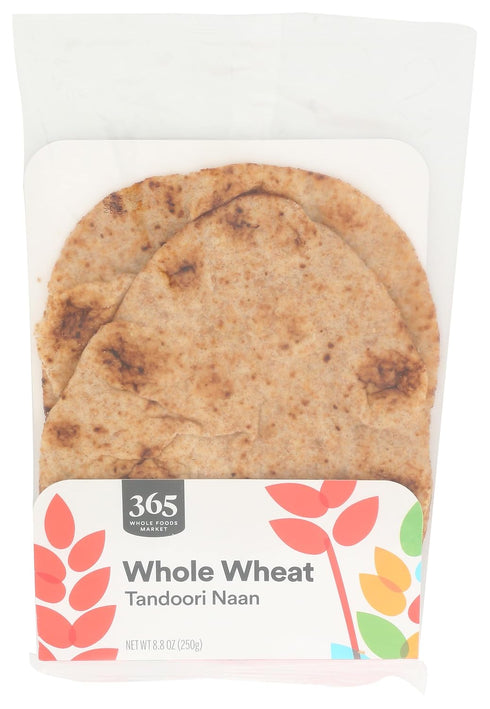 365 by Whole Foods Market Whole Wheat Tandoori Naan, 8.8 OZ