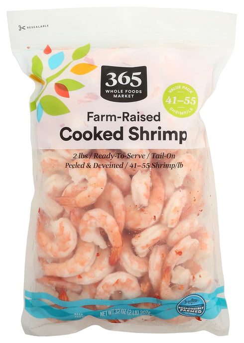 365 by Whole Foods Market Cooked Shrimp 41-55 Count, 32 OZ