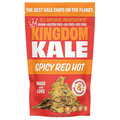 4 Pack (4 Pack) Kingdom Kale, Kale Chips, Flavors Healthy Snacks, Plant Based, Gluten-Free, Soy-Free, Non GMO, Vegan