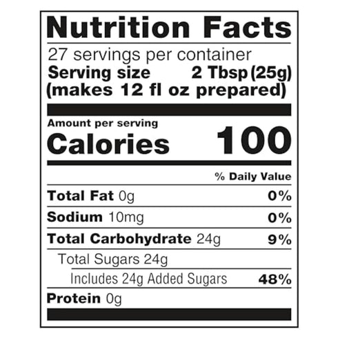 10 Lipton Lemon Iced Tea Mix, Sweetened, Makes Quarts