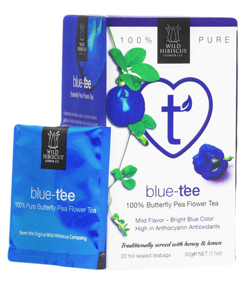 Wild Hibiscus Blue-Tee - 100% Pure Butterfly Pea Flower Tea