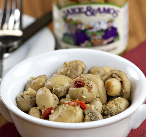 Jake & Amos 32 Oz. Marinated Mushrooms, Jar