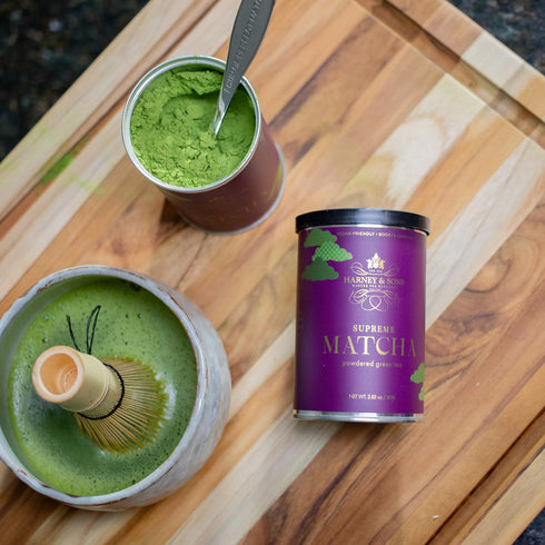 80 2.82 Harney & Sons Supreme Matcha, gram tin, ounces, Powdered Green Tea for Everyday, Matcha Lattes, Baking